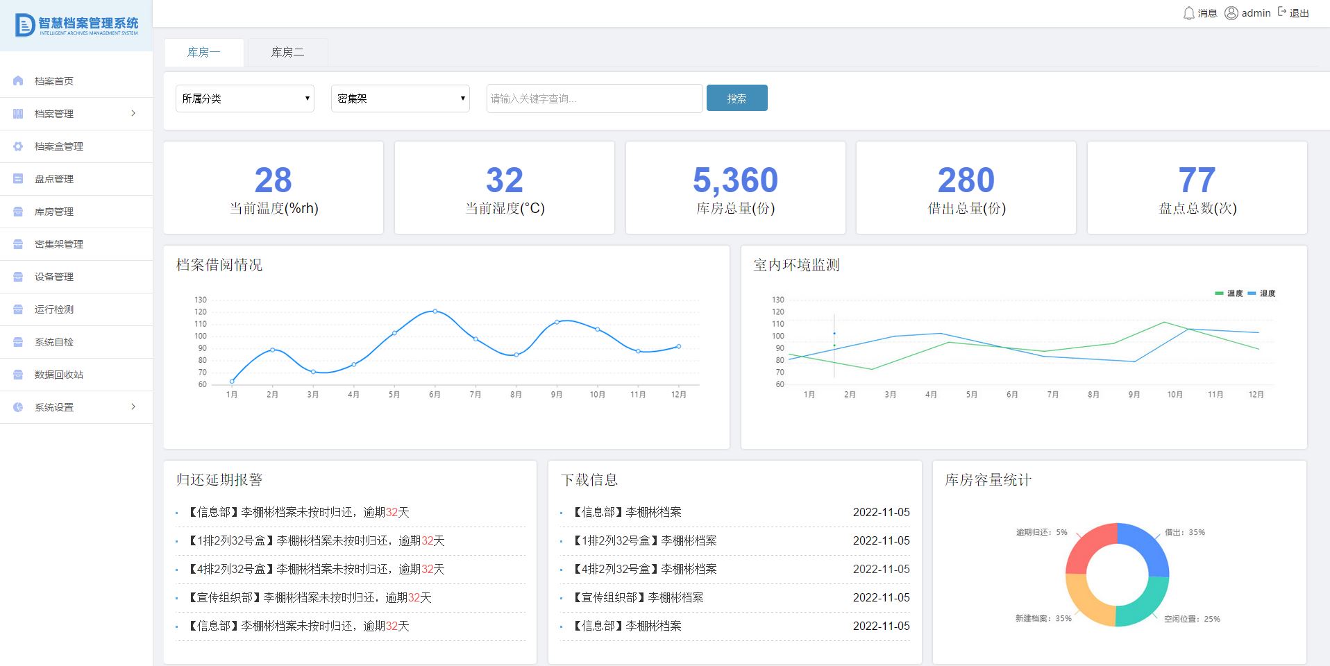 智慧檔案管理系統(tǒng)